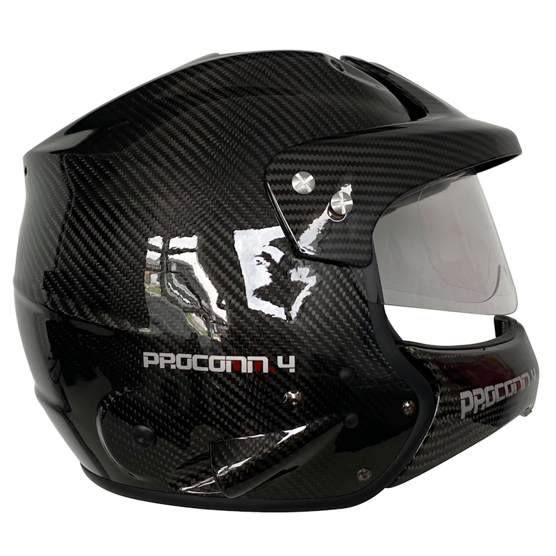 DTG Procomm 4 Carbon Open Face with Visor